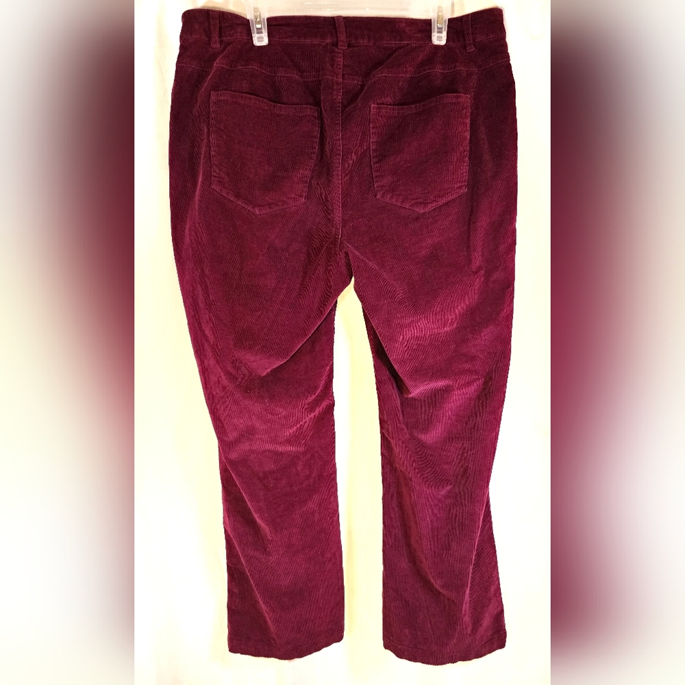 Woman Within 16W Cord Pants - Picture 3 of 7